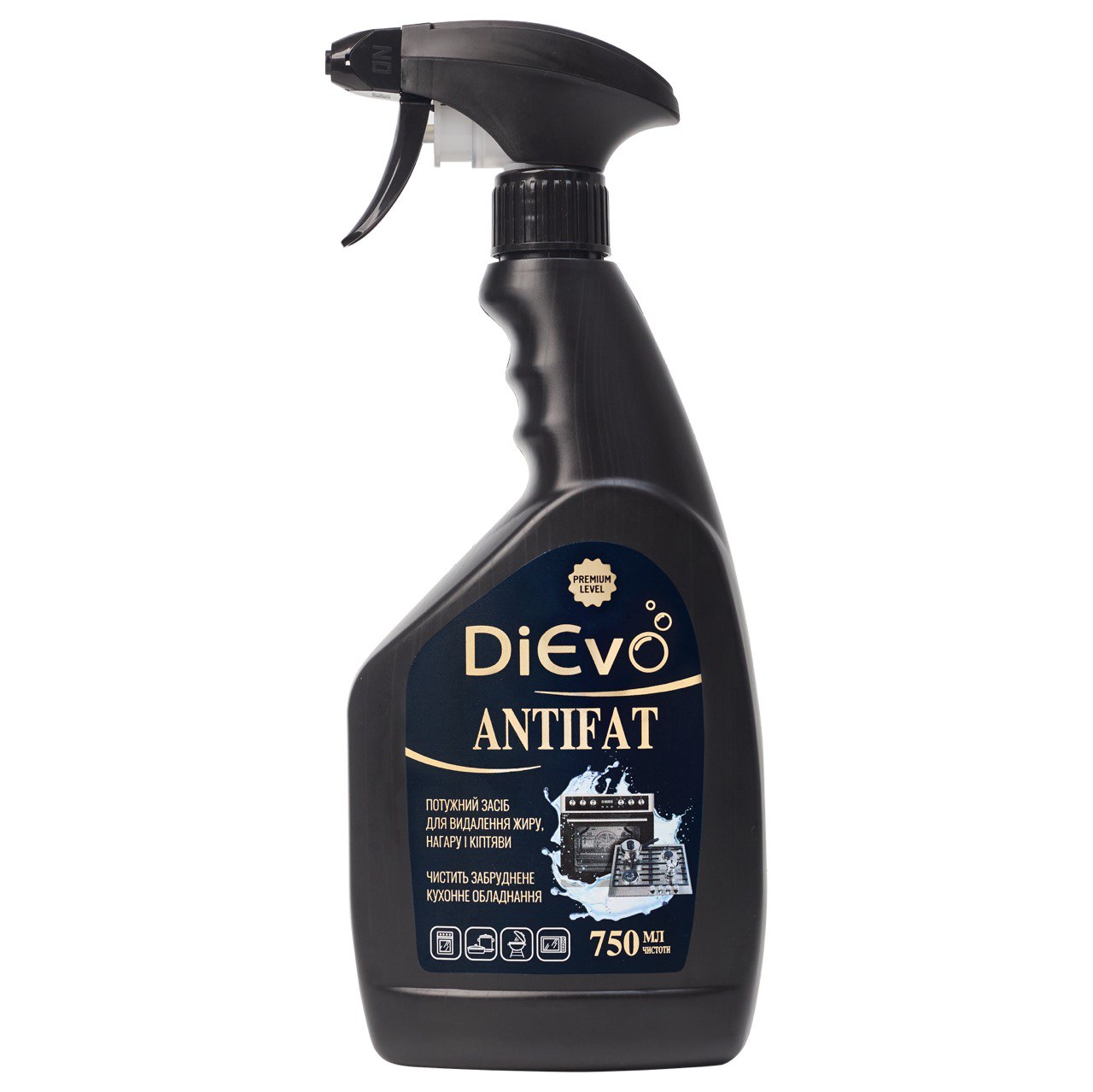 Засіб для чищення ANTIFAT Premium ТМ DiЄvo 0.75 л тригер